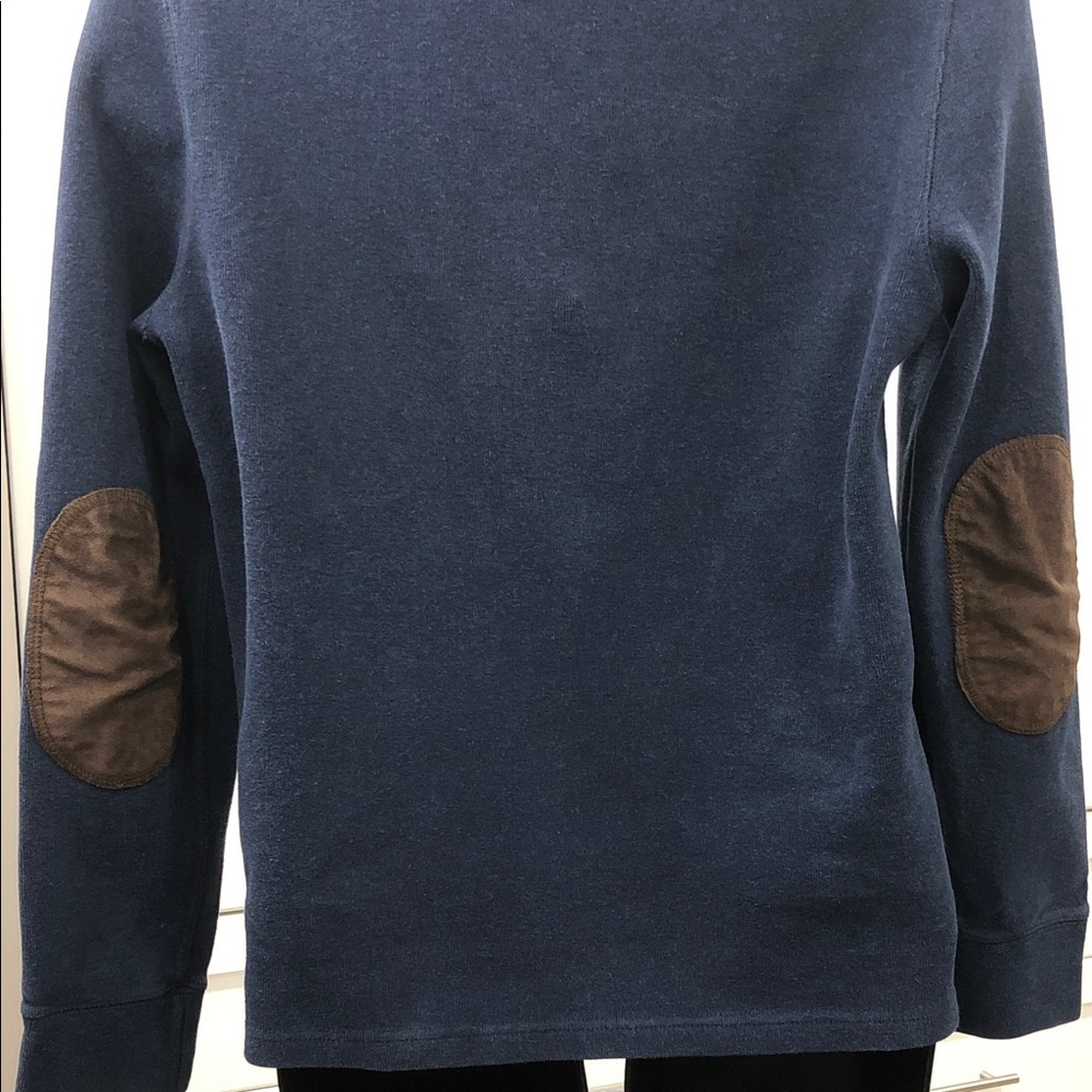 Roots ¼ Zip Sweatshirt – Denim Blue – Medium / Fits Like Men’s Small - Picture 8 of 14